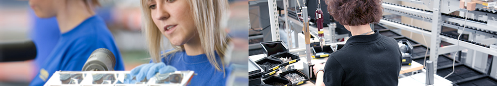 Montage og ESD stole stole fra Ergotec stole specielt designet til fabrikker, montage og industri